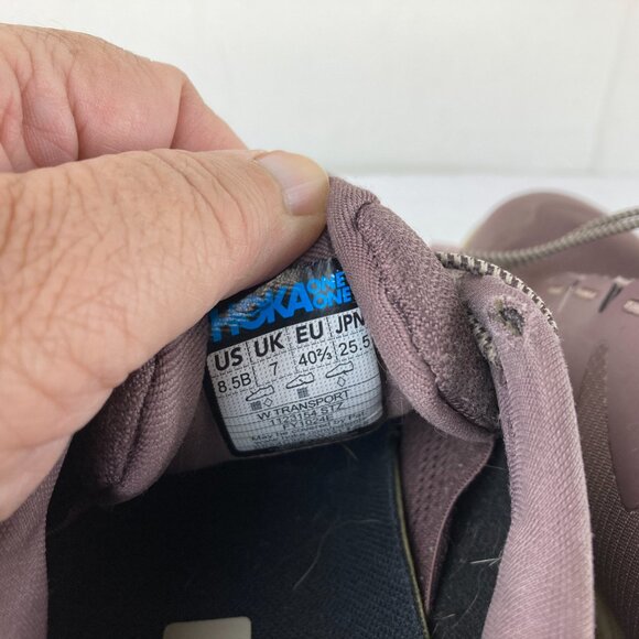 Hoka One One Transport Womens Sz 8.5 Athletic Shoe Vibram Sole Running Walking - Picture 8 of 10